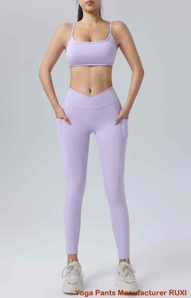 ខោខ្លីជិះកង់ចង្កេះខ្ពស់។ RUXI