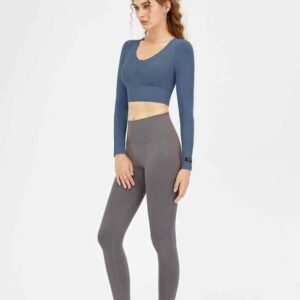 អាវទ្រនាប់កីឡា lilac RUXI jz1202