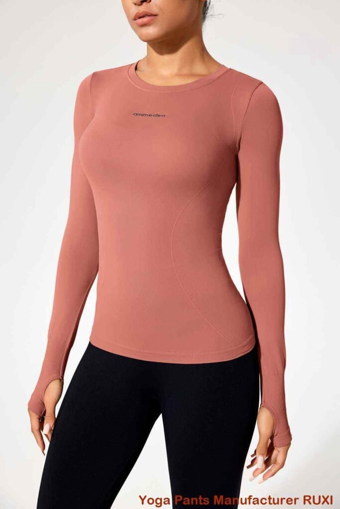 leggings ពណ៌ត្នោត RUXI jz37