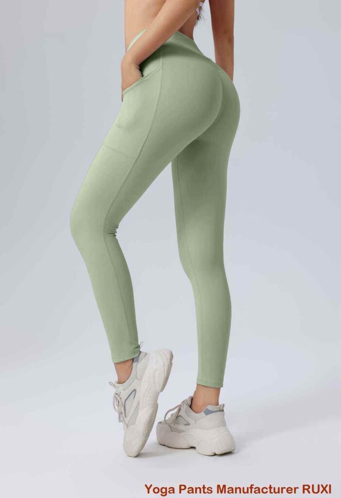 ខោខ្លីហាត់យូហ្គា spandex RUXI